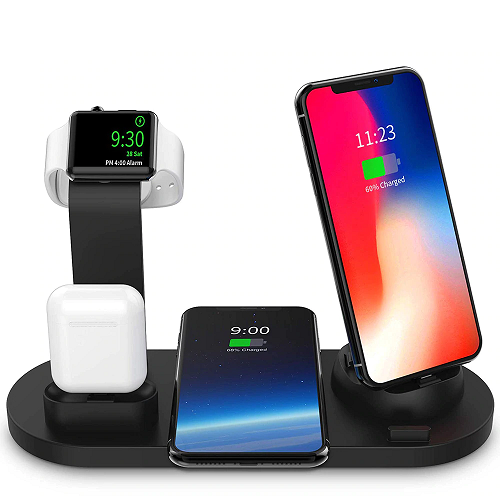 4-in-1 Wireless Charging Stand For Apple Devices